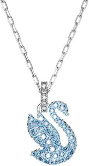 Swarovski Anhänger Halskette, Blau, Kristall, Damen - Bild 1