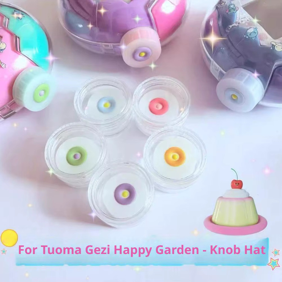 GRWIBEOU Silikon-Ersatzknopfkappen für Tamagotchi Paradise in Mehrfarbig, weiche Tastenschutzabdeckung als Zubehör - Bild 1