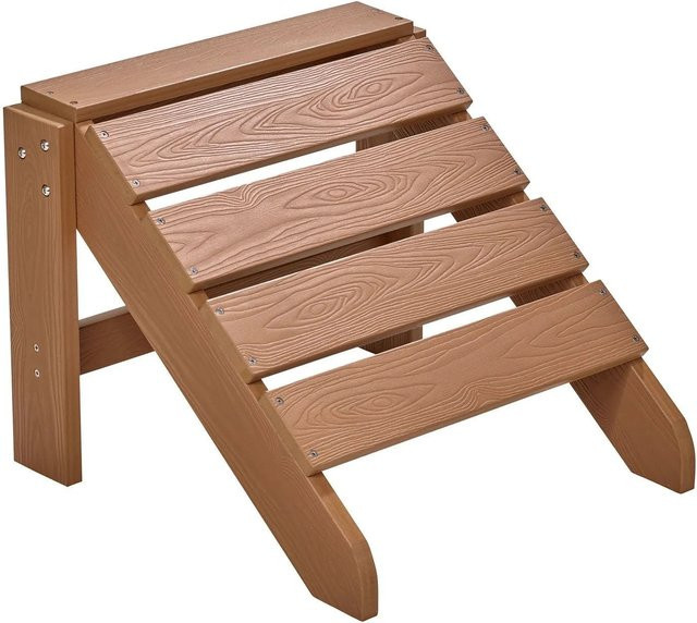 NEG Adirondack Fußbank Marcy Fußhocker in Naturbraun - Bild 1