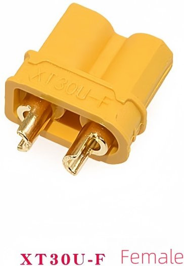 EVANOVM XT30 Bullet-Verbinder Stecker und Buchsen in Gelb für RC Lipo Akku Quadcopter und Multicopter - Bild 1