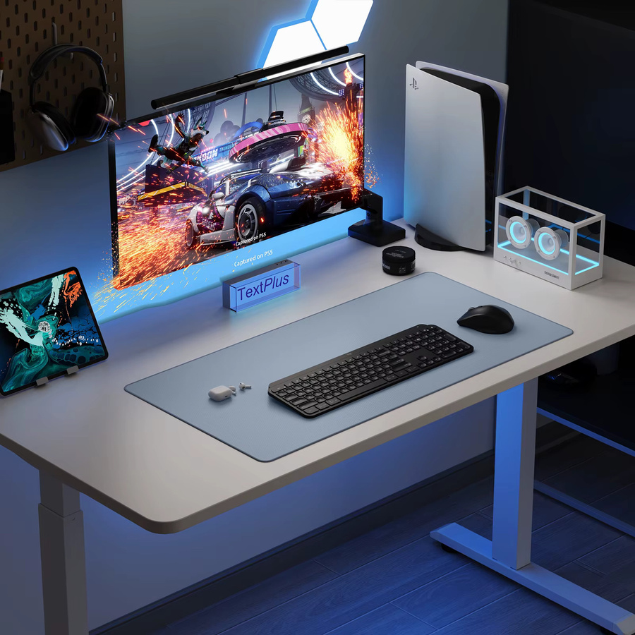 YSAGi Gaming-Mauspad mit rutschfester Gummibasis und wasserdichter Oberfläche für PC und Laptop - Bild 4