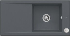 Villeroy & Boch Spüle Timeline in Graphit mit Ablaufgarnitur und Exzenter in Grey, Breite: 60 cm - Bild 1