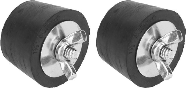 2er-Set mfySpace Gummi Expansionsstopfen für Pool und Spa, 1,5 Zoll, Schwarz - Bild 1