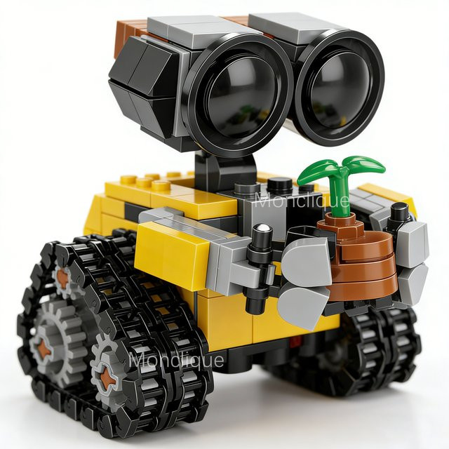 BEAST KINGDOM Weltraum-Mini-Roboter, Bausteine, 217 Teile - Bild 1