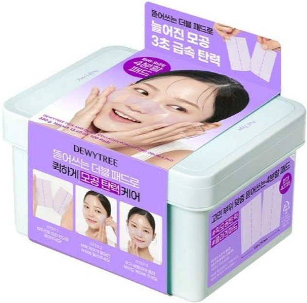 DEWYTREE Pick & Quick Kollagen Toner-Pad, 100 Blätter, 380g - Bild 1