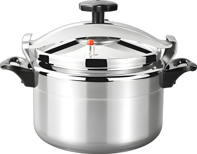 OWJHE Multifunktionaler Aluminium Schnellkochtopf in Silber, 7 l - Bild 1