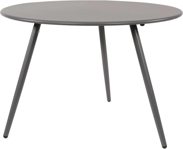 Lesli Gartentisch Rafael Rund aus Stahl in Grau, Durchmesser: 60 cm - Bild 1