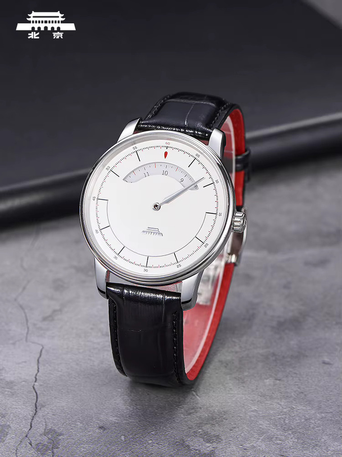 Beijing Watch Armbanduhr, Automatik, Edelstahl, Silber, Herren - Bild 3