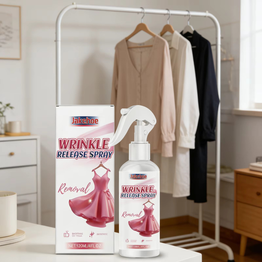 Jakehoe Faltenentferner-Spray für Kleidung in Weiß, 120ml - Bild 3