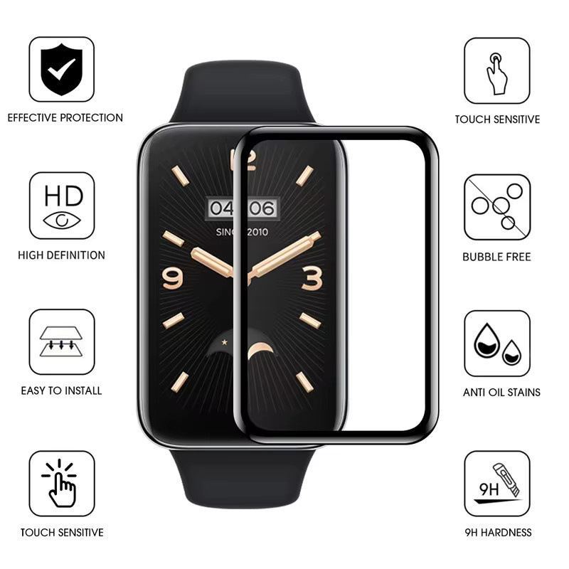 Xiaomi Schutzhülle für Mi Band 7 Pro, Schwarz, Transparent - Bild 2