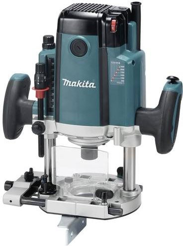 Makita Oberfräse RP2302FC07 mit 2300W und 6mm Fräseraufnahme in Petrol - Bild 1