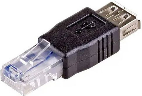 Akyga USB Adapter AK-AD-27 mit USB-A und Ethernet/LAN in Schwarz - Bild 1