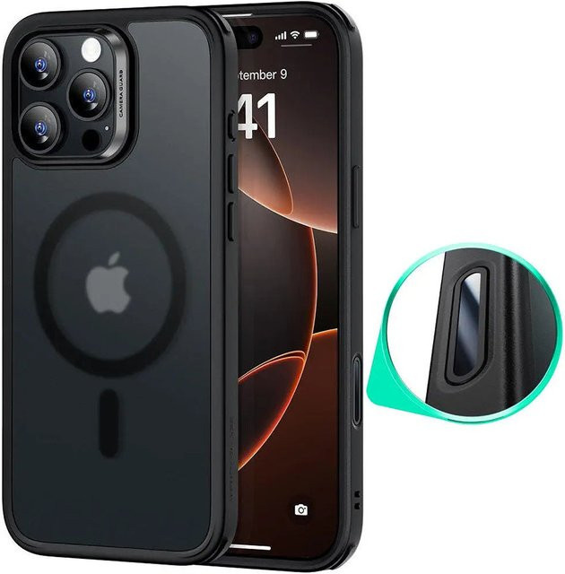 ESR Classic Hybrid Slide MagSafe Schutzhülle für Apple iPhone 16 Pro in Schwarz - Bild 1