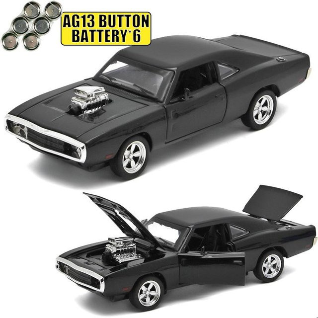 Linyi toy car Dodge Charger 1970 Rt, Modellauto, 1:32, mit Licht und Sound, ab 14 Jahren - Bild 1