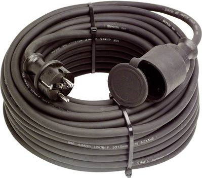 AS Schwabe Strom Verlängerungskabel Schwarz 15 m H07RN-F 3G 1,5 mm² 16 A - Bild 2