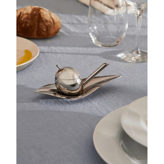 Alessi Olivenölkoster Taste Huile in Silber - Bild 2