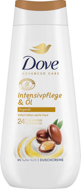 Dove Advanced Care Intensivpflege & Öl Duschcreme, 225 ml, Unisex - Bild 1