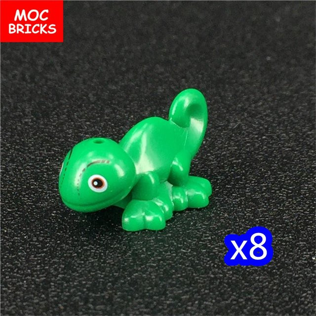 Yiran toy MOC Bausteine Kleines Tier Chamäleon Eidechse Pinguin, Konstruktionsbausteine, ab 6 Jahren - Bild 1