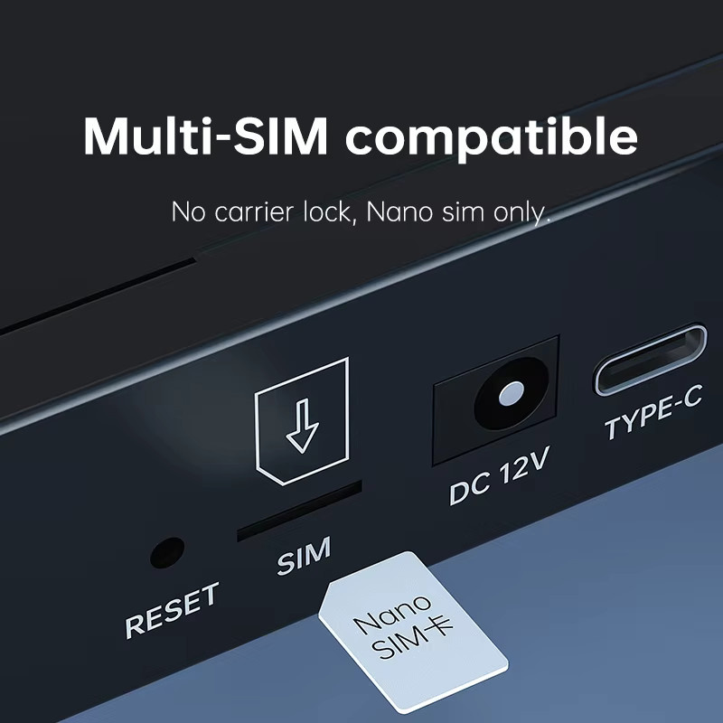 Plery 4G LTE WiFi6 Router mit 300 Mbit/s und SIM-Kartensteckplatz in Schwarz - Bild 4