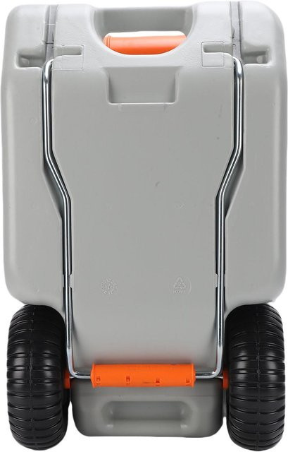 Tragbarer Wasserbehälter von aimo in Grau mit Metallgriff und Rollen, 25 Liter (6,6 Gallonen) - Bild 1