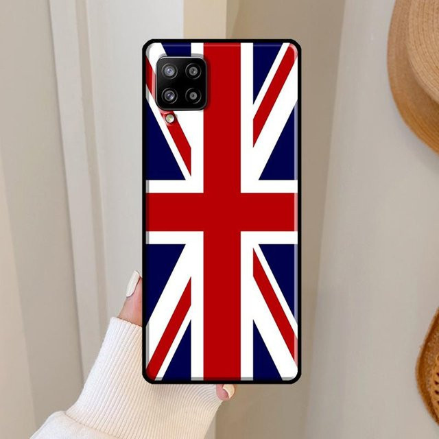 Samsung Galaxy Handyhülle mit Union Jack England UK Flagge Design in Multicolor für verschiedene Modelle wie A56 A36 A55 A54 A35 A34 A16 A15 A14 A13 A12 A06 A22 A32 A52 A26 A53 A72 - Bild 1