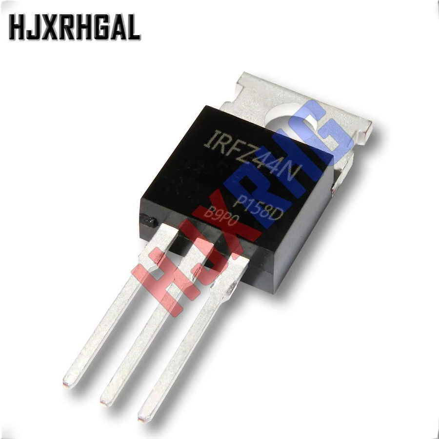 10er Set IRFZ44N N-Channel MOSFET Transistoren im TO-220 Gehäuse, Farbe: Schwarz - Bild 2