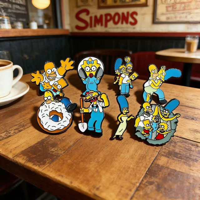 Potdemiel Pins-Set, 8-teilig, Cartoon-Abzeichen - Bild 1
