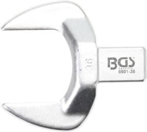BGS Einsteck-Maulschlüssel 36 mm aus Chrom-Vanadium in Silber mit Aufnahme 14 x 18 mm - Bild 1
