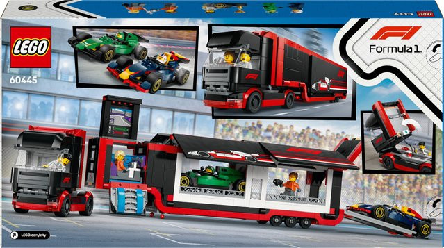 LEGO City F1 Transporter mit RB20 & AMR24 F1 Rennautos ab 8 Jahren - Bild 1