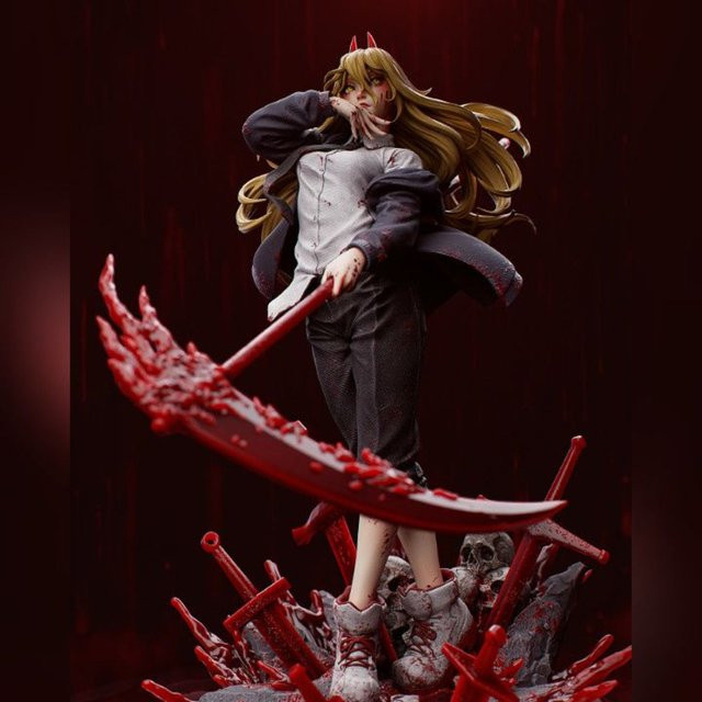 Blutdämon Roter Teufelshorn, Figuren, Harz, Rot, Fantasy - Bild 1