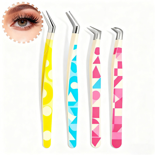 Wimpernpinzette für Wimpernverlängerungen, Wimpernapplikator-Werkzeug - Bild 1
