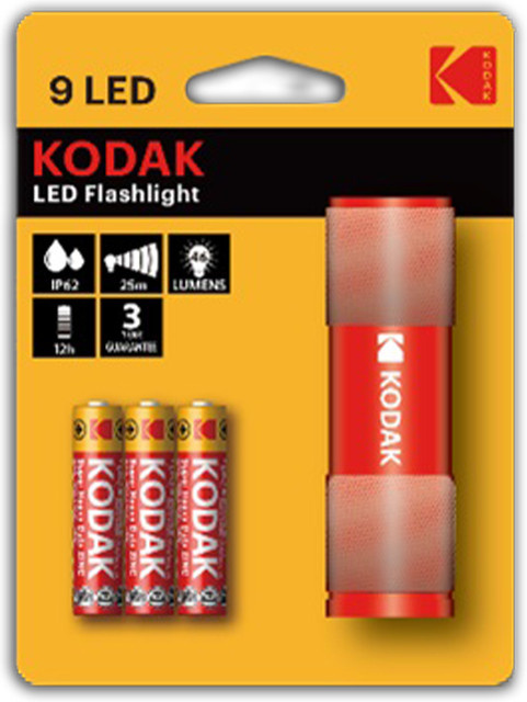 Kodak LED Taschenlampe inklusive Leuchtmittel und Batterie - Bild 1