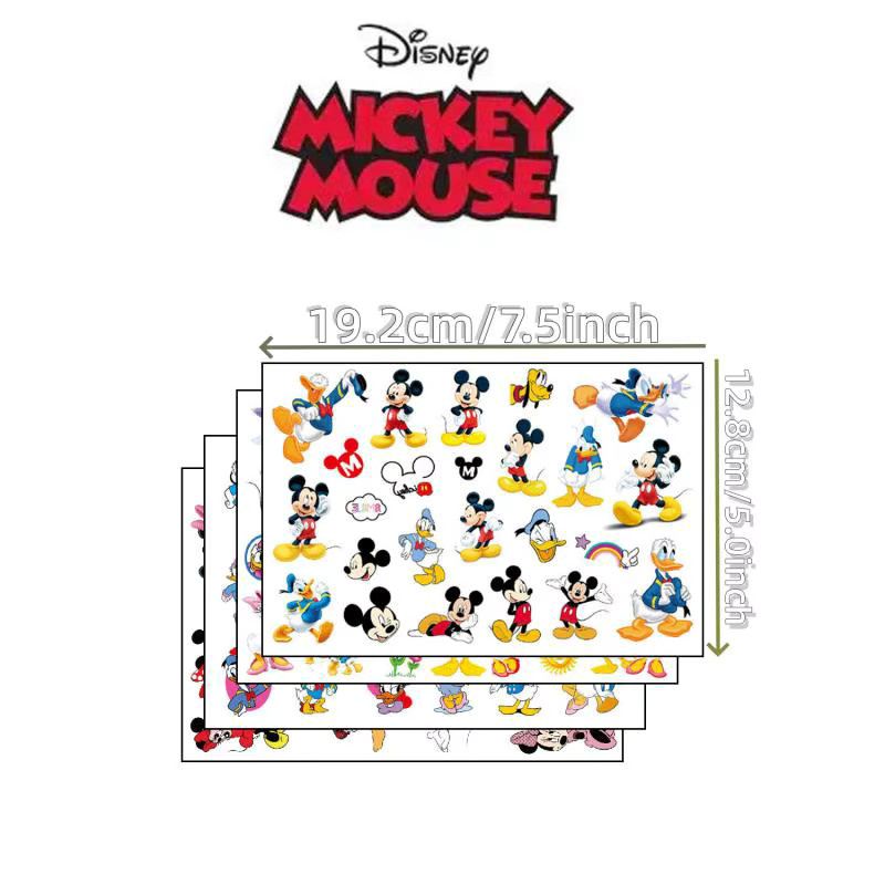 Disney Mickey Maus Temporäre Tattoo Aufkleber, 4-teiliges Set - Bild 2