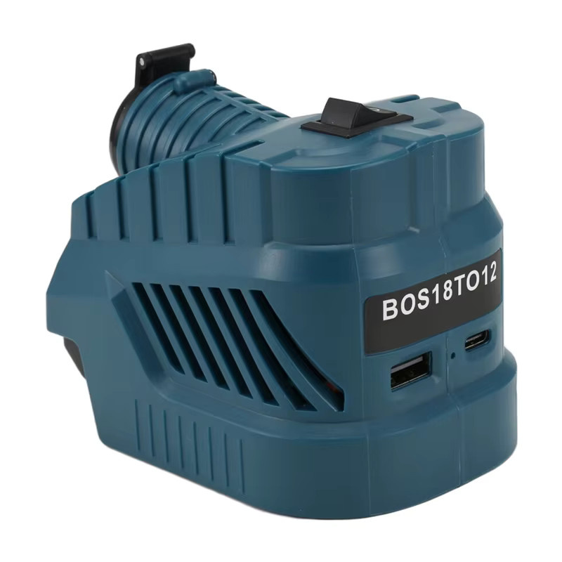 HAKSINKY DC 12V Konverter Regler für Bosch GBA 18V Li-Ion Akku, 240W Netzteil mit Zigarettenanzünder für Fahrzeug und Kühlschrank - Bild 3