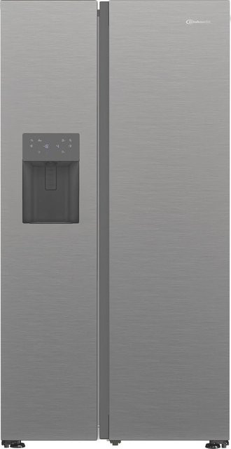 Bauknecht Side by Side Kühl-Gefrier-Kombination SBS IW D90 Pearl in Silber mit No Frost und Dual Zone Cooling - Bild 1