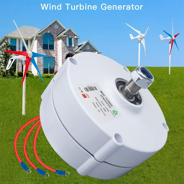 Max 110 W 12 V DC Permanentmagnetgenerator für DIY horizontale Windturbinen und Hydraulikgeneratoren - Bild 1