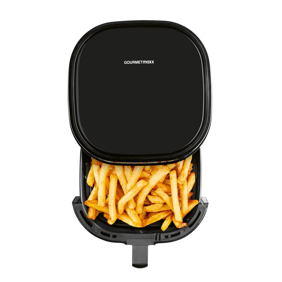 GOURMETmaxx Heißluftfritteuse 16538 in Schwarz aus Metall mit 4,5 l Volumen, B/H/T: 34,4 x 30,5 x 26,5 cm - Bild 2