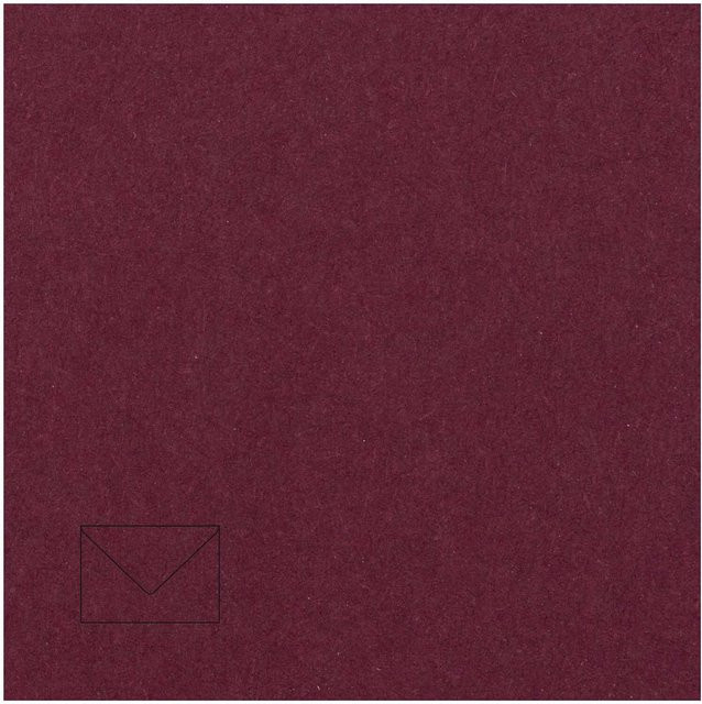 Rico Design Paper Poetry Kuvert Essentials C6, 5 Stück, Bordeaux - Bild 1