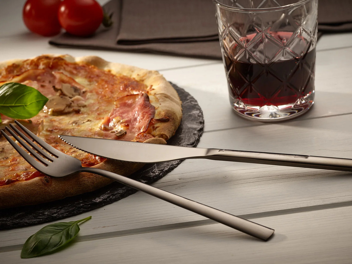 ECHTWERK Pizzabesteck-Set Bari aus Edelstahl in Schwarz Matt, 4-teilig - Bild 2