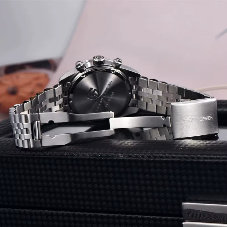 PAGANI DESIGN Chronograph, Quarz, Edelstahl, Saphirglas, Herren - Bild 7
