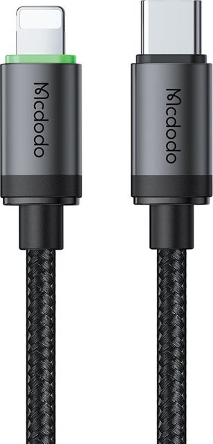 Mcdodo USB-C auf Lightning Daten- und Ladekabel, 36W, Schwarz, 1m - Bild 1