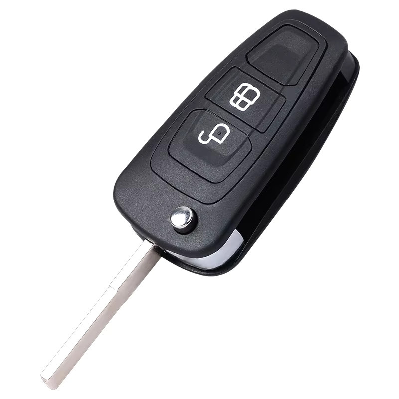 KEYECU Remote Key Fob 434 MHz FSK 4D63 Chip mit 2 Tasten für Ford Grand C-Max S-Max Focus Grand Mondeo Ranger, Schwarz, 5WK50166 AB39-15K601-DA - Bild 3