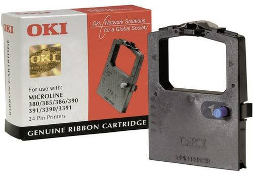 Original OKI Farbband 9002309 Schwarz passend für ML380 ML385 ML390 ML391 ML3390 ML3391 - Bild 1