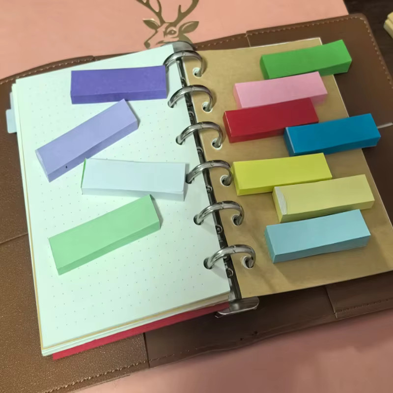 11-Farben Indexetiketten Set aus Papier für Markierungen und Klassifizierungen in Multicolor - Bild 5
