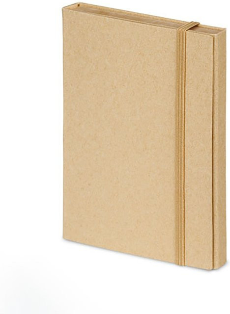 Bview Art Dreifach gefaltetes Notizbuch mit Haftnotiztasche, braunes Softcover aus Kraftpapier, liniertes Papier, umweltfreundlich und recycelbar - Bild 1