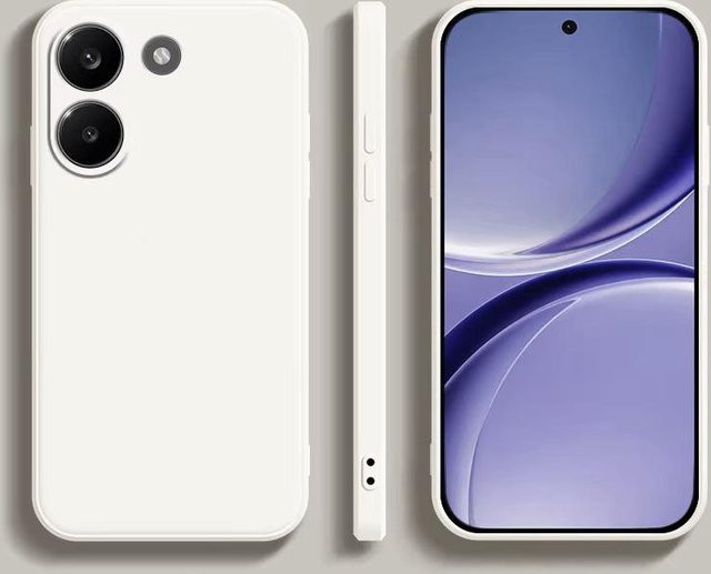 Xiaomi Poco X8 Pro / X8 Pro Max Handyhülle aus weichem Flüssigsilikon in Weiß - Bild 1