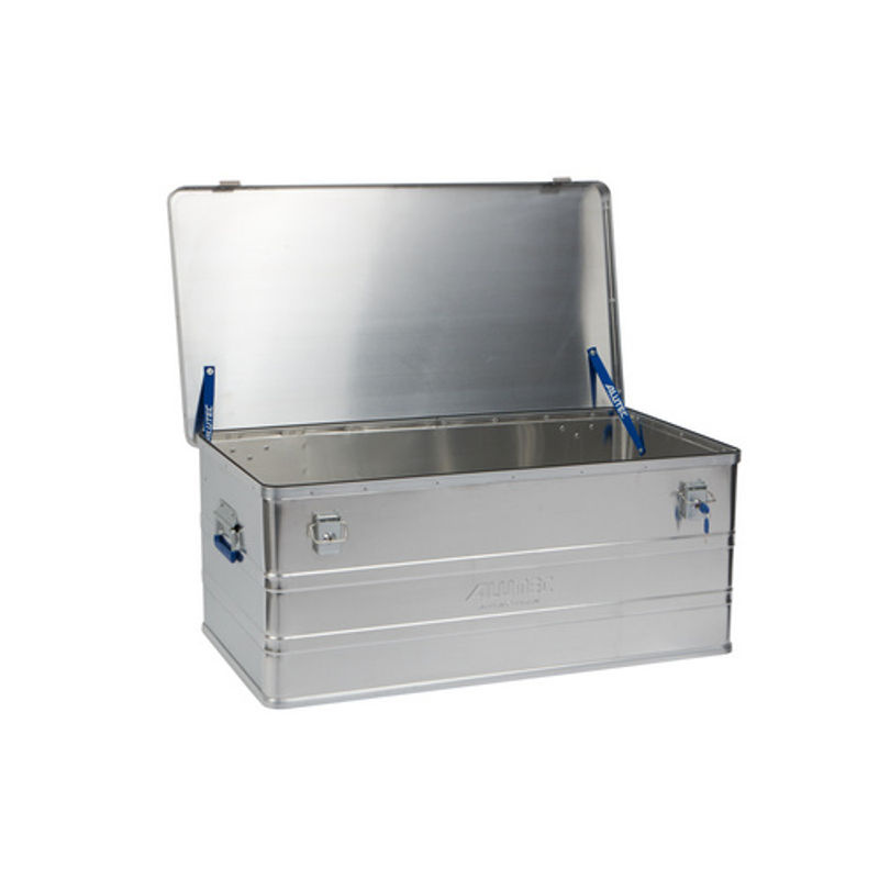 Alutec Aluminiumbox Classic in Silber, wasserdicht und stapelbar, Volumen: 142 l, B/T/H: 49,5 x 89,5 x 37,5 cm - Bild 2