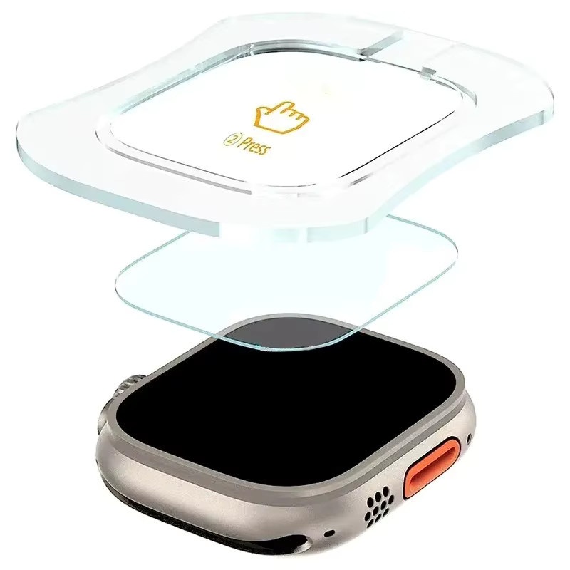 Apple Displayschutzfolie Glas, transparent, Apple Watch Ultra 2 49mm - Bild 5