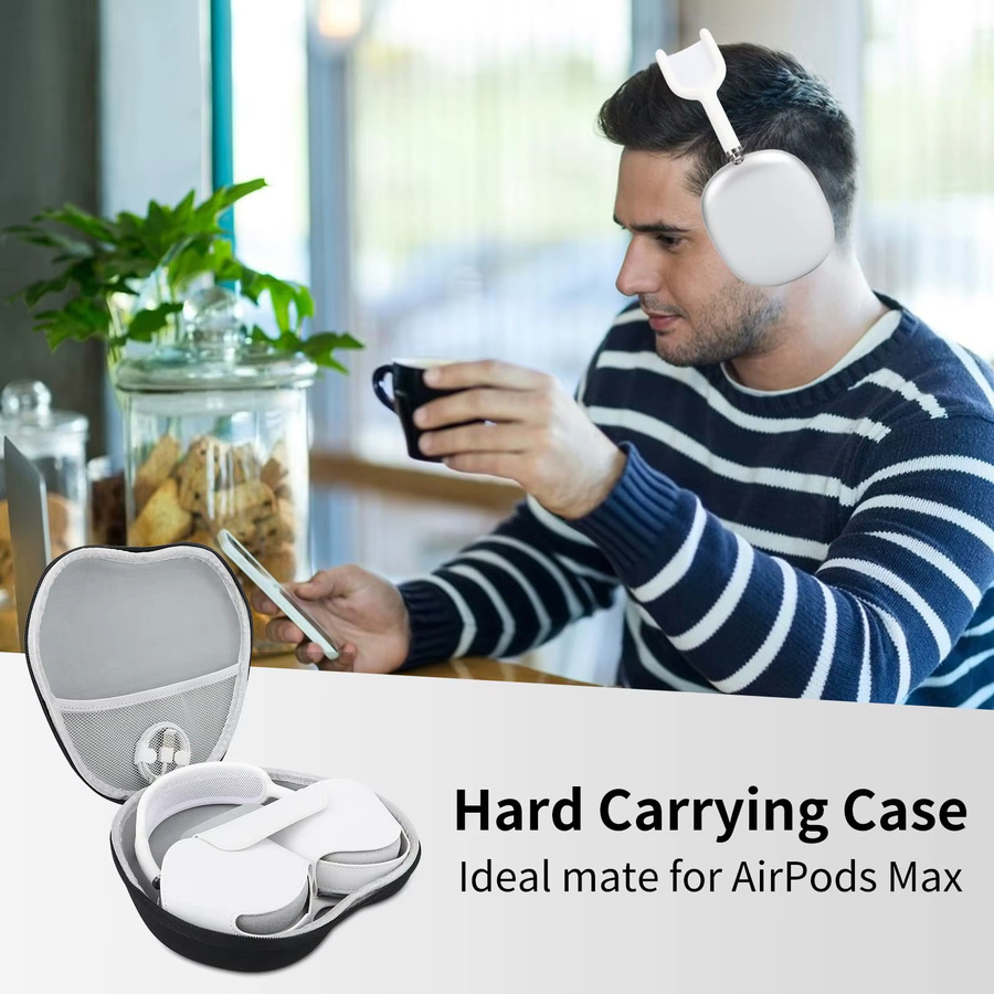 Smart Shell Hard Case für AirPods Max mit Netztasche und Schlafmodus-Unterstützung - Bild 3