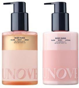 UNOVE Glow Körperpflege-Set, Duschgel 290 ml, Körperlotion 290 ml, Nu Vanilla - Bild 1